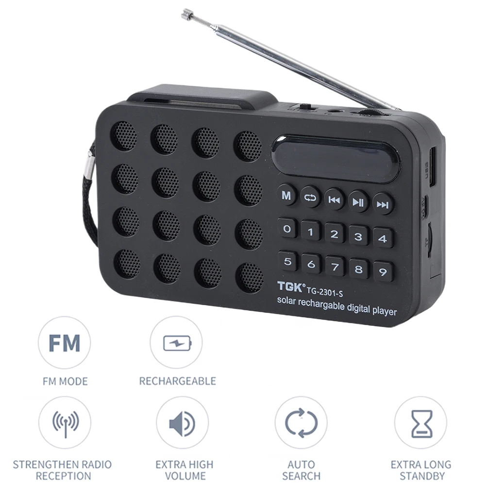 

Мини-портативный карманный FM-радио, Bluetooth-совместимая поддержка USB TF Card Play, беспроводные колонки, цифровой радиодинамик, музыкальный плеер