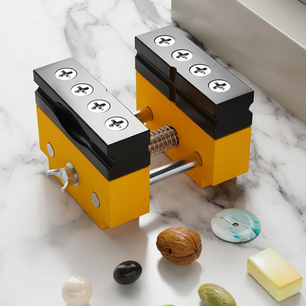 Aluminum Alloy Bench Vise For For Airuidun Micro Drill Press Vice Clamp Fixer For Walnut Pearl Crafting Engraving Work