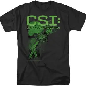 الأدلة - CSI: التحقيق في مسرح الجريمة تي شيرت للبالغين أفضل 8 قميص واضح مبيعا - No8