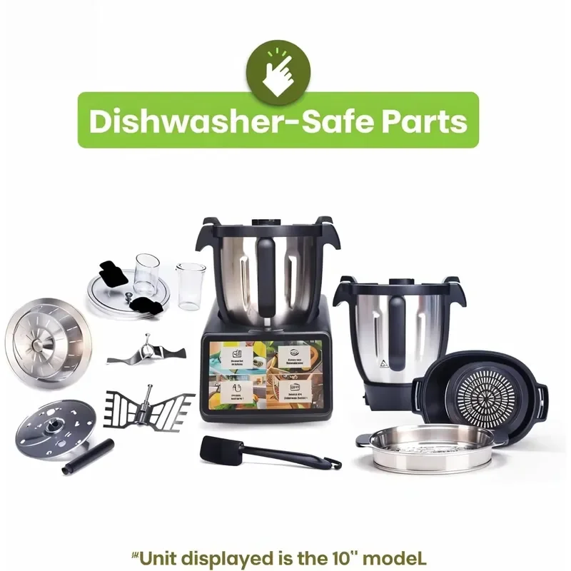2400W Smart Cooking Machine 12 Speed Stainless Steel Multi Functional Kitchen Appliance Original Soup Pot Mixer All In One