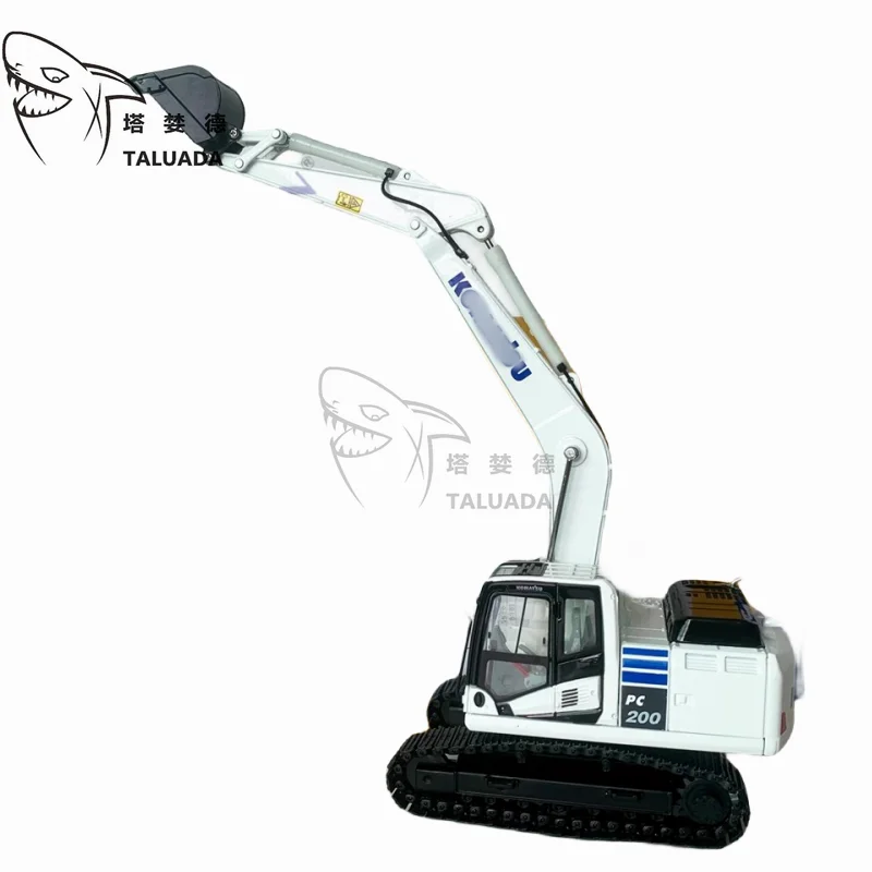 For Komatsu White Collectible PC300-5 Alloy Excavator Model Toy 1:50 Scale Model