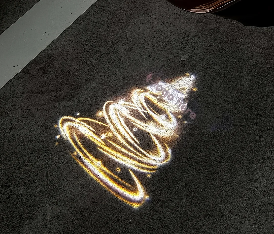 

Evstudio 2 шт. Рождественские приветственные огни для Tesla Model S X 3 Y Cybertruck Автомобильные дверные фонари HD Проектор Puddle Лампа Настройка