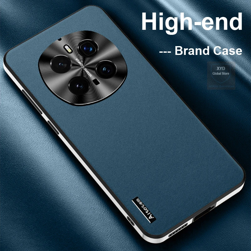 

High end Brand Case For Honor Magic7 Pro Magic 7 Matte Leather Phone Back Case For Honor Magic 7 Pro Cover Fashion Shell Skin