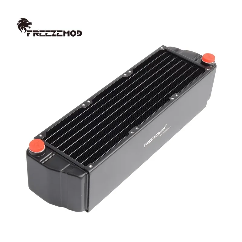 FREEZEMOD Server Water Cooling Radiator 80 X3 X4,Aluminum Heat Exchanger Thickness 65mm 3 Layers 'Z' Type Water Channel