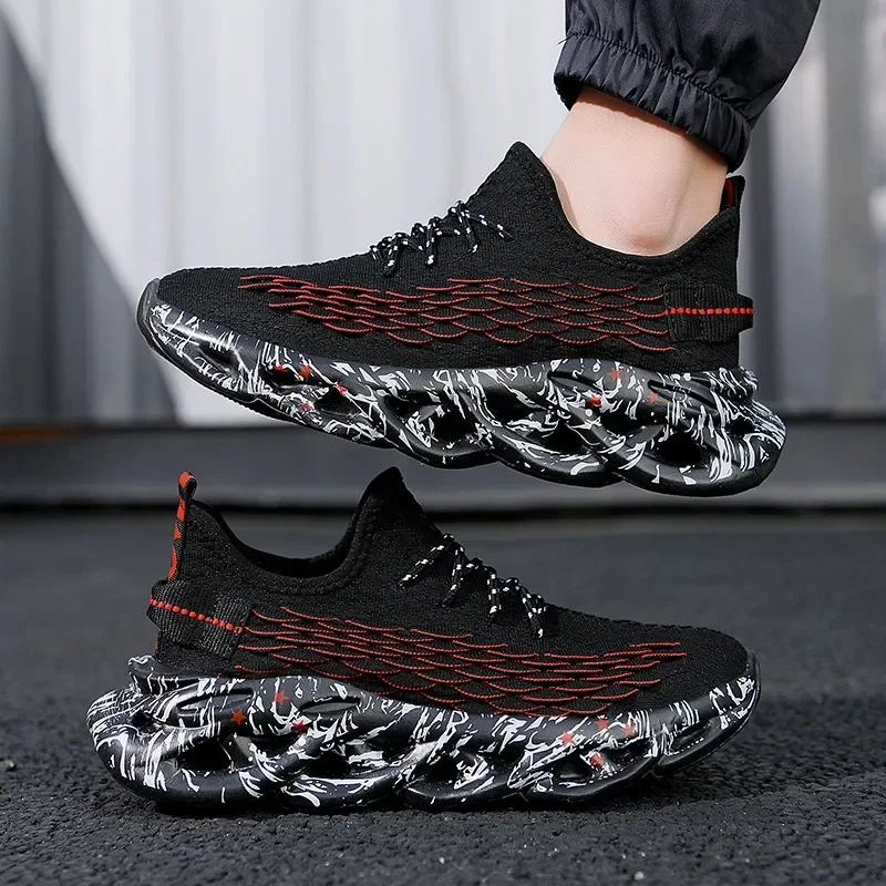 High-quality Basketball Shoes Brand Designer Sports Training Shoes Outdoor Sneakers Men Mesh Wear Resistant Non-slip Reflective