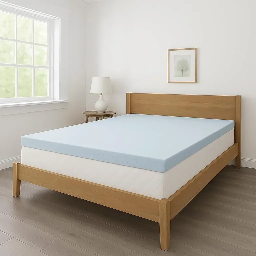 Gel-Infused Memory Foam Mattress Topper by Bedding