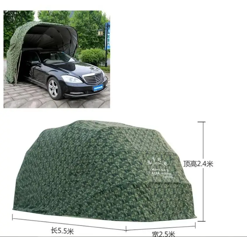 Semi-automatic design folding round car garage outdoor portable easy to use awning car tent