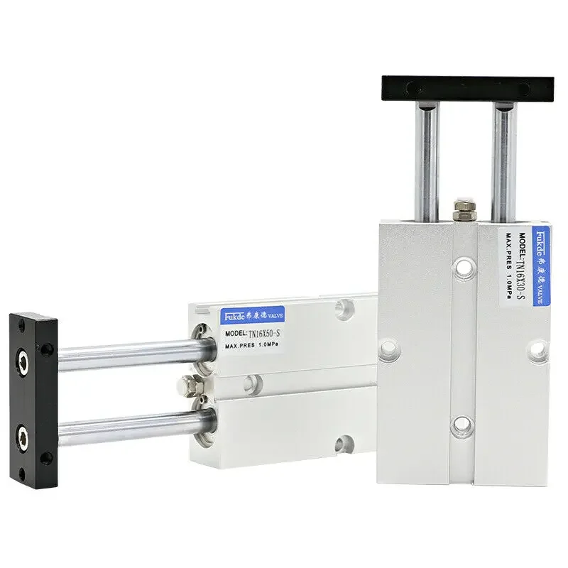 Pneumatic Double Rod Cylinder Two Axis Compact High Thrust Cylinder TN16X10 TN16X20 TN16X30