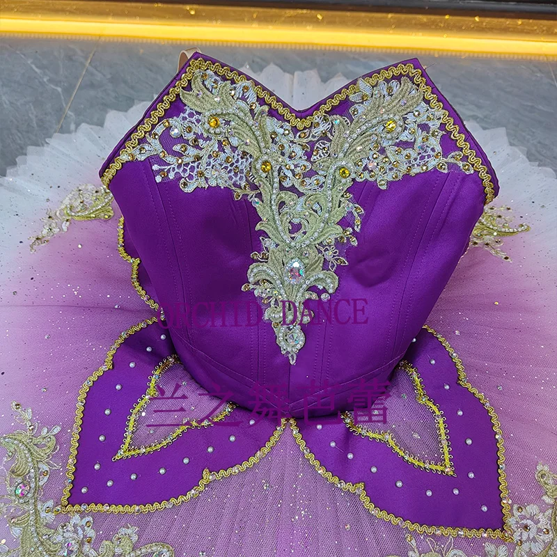 BT2507079 taille personnalisée professionnelle couleur personnalisée enfants filles femmes adultes lilas Ballet Tutu Costumes