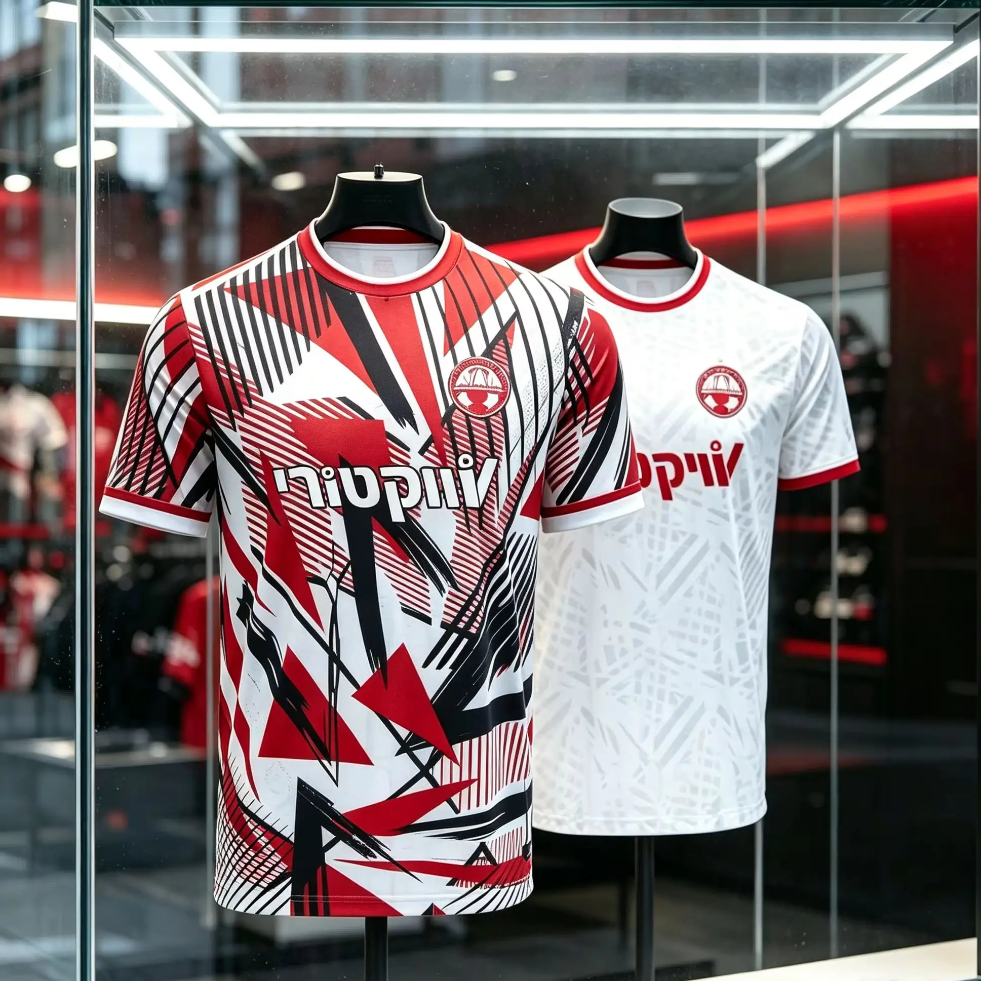 2026 New Hapoel Beer Sheva Home Football Jersey, Quick Drying Breathable Sports Top, Parent-child Matching Outfit