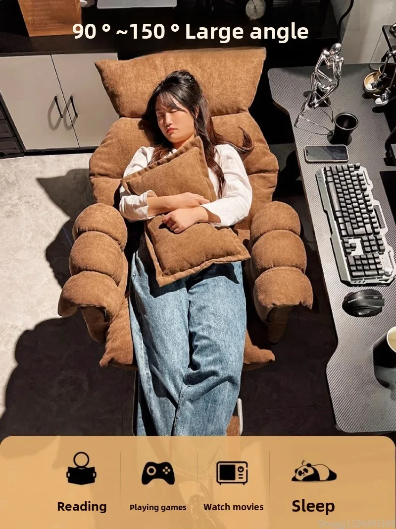 Sedia per computer pigra, comodo divano, sedia da gioco reclinabile per casa e dormitorio