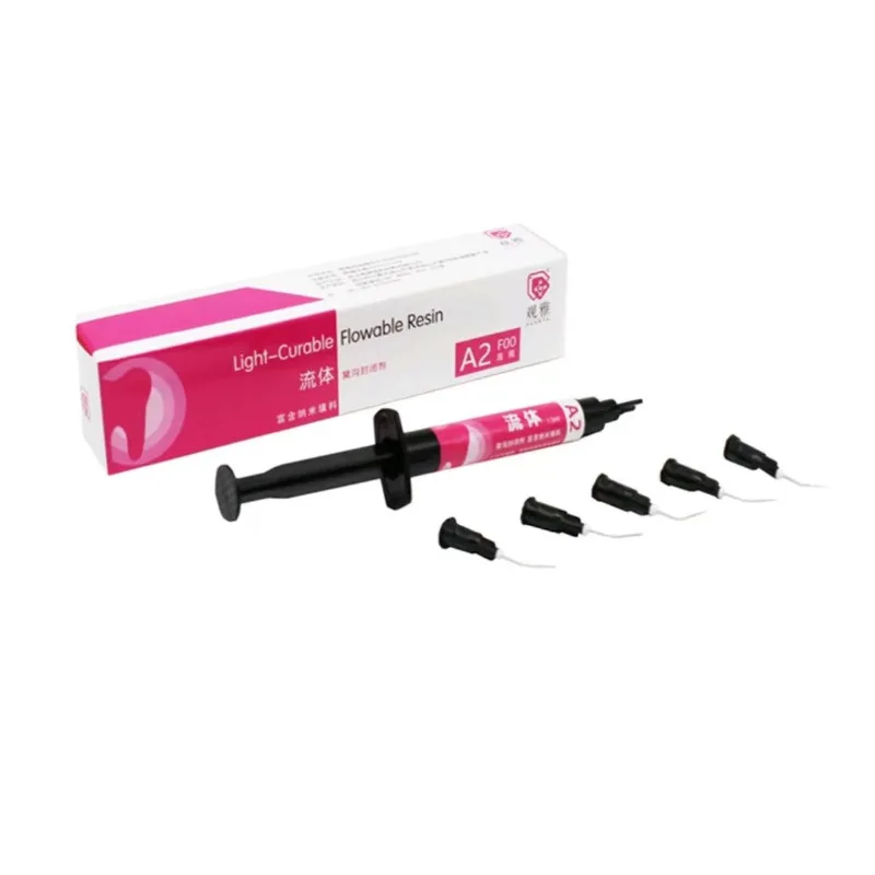 Dental Lab Resin Pit and Fissure Sealant Flowing Type Photocuring Material 1.5ml Dentistry  Oral Cavity Nursing Repair Tools