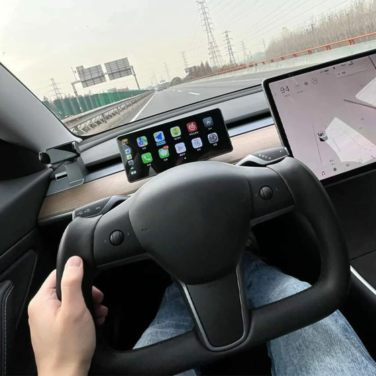 

Рулевое колесо Yoke для Tesla Model 3 2017-2023, модель Y, рулевое колесо для гонок, индивидуальный Стайлинг, без бокового отверстия подогрева