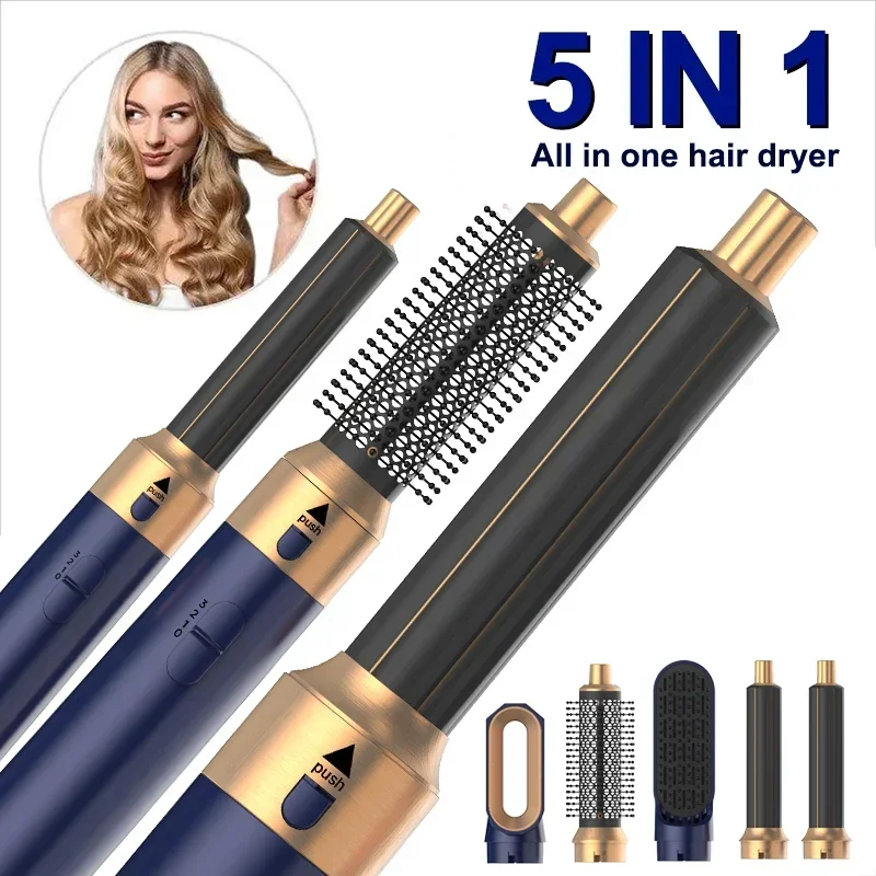 Untuk Dyson Airwrap 5 In 1 Pengering Rambut Set Sisir Panas Alat Penata Pelurus Rambut Besi Pengeriting Profesional Pengering Rambut Rumah Tangga