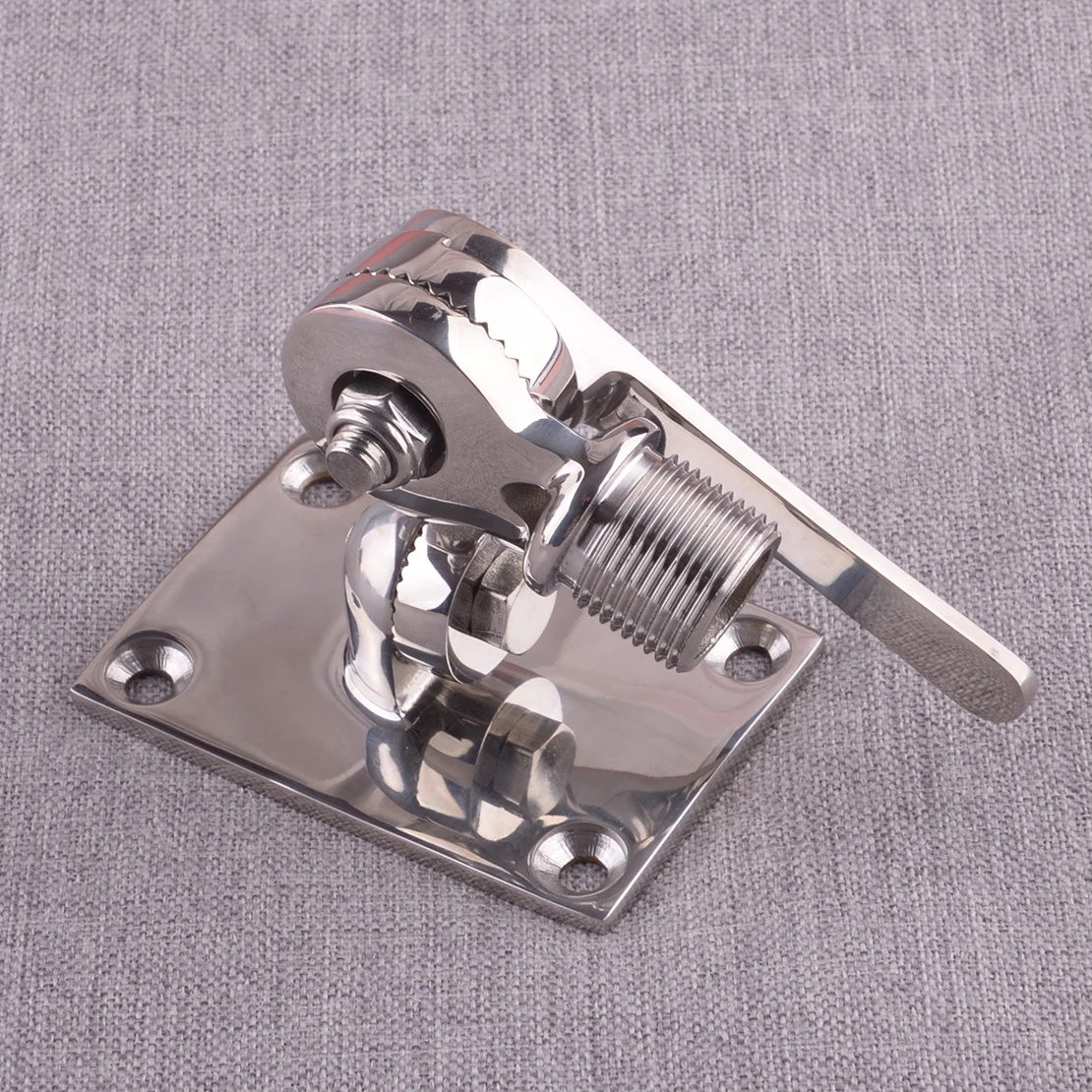 

VHF Adjustable Antenna Base Marine Dual Axis Mount for Boat RV Yacht Chrome Stainless Steel