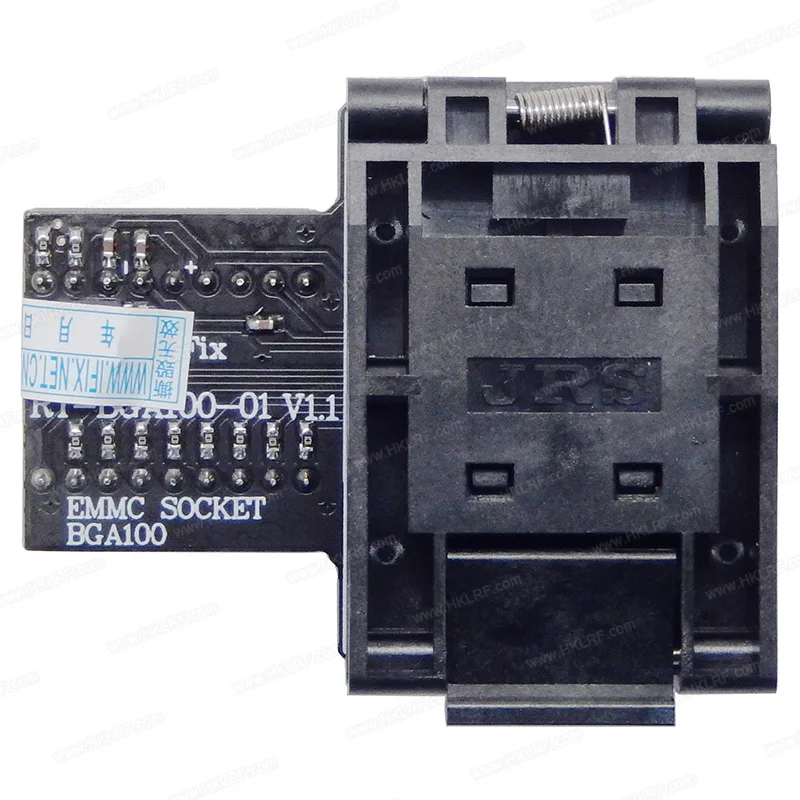Reader programming adapter of EMMC100 BGA100 IC test socket Nand flash Pitch 1.0mm  14x18mm