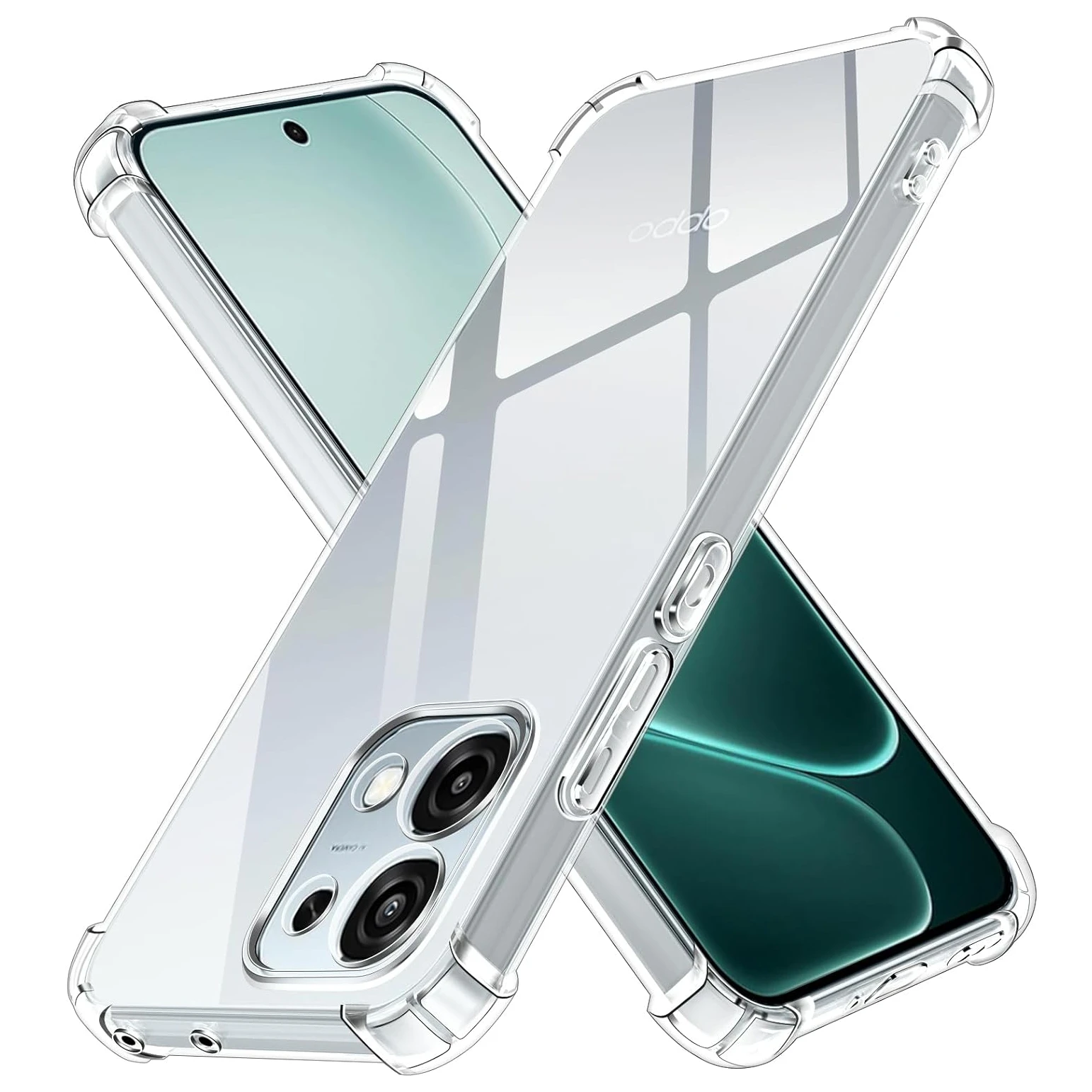 TPU Transparent Case for OPPO A6 Pro 5G A6x A6 A6s A6k A6t Pro Protective Cover Four Corners Shockproof Bumper Coque Fundas