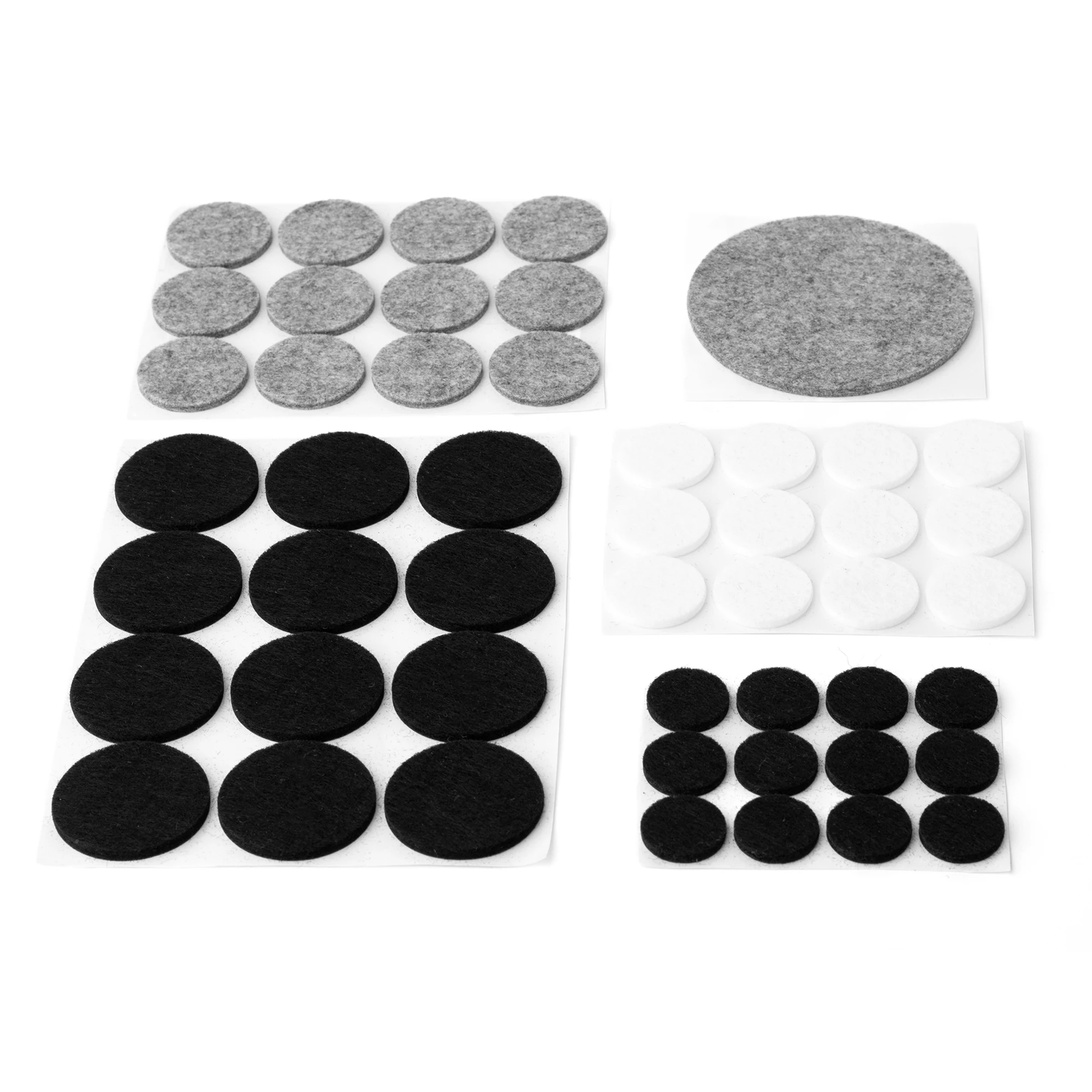 3mm Thicken Felt Furniture Leg Pads Round Self Adhesive Mat Mute Anti-Slip No Noise Floor Scratch Protector for Chair Desk Foot