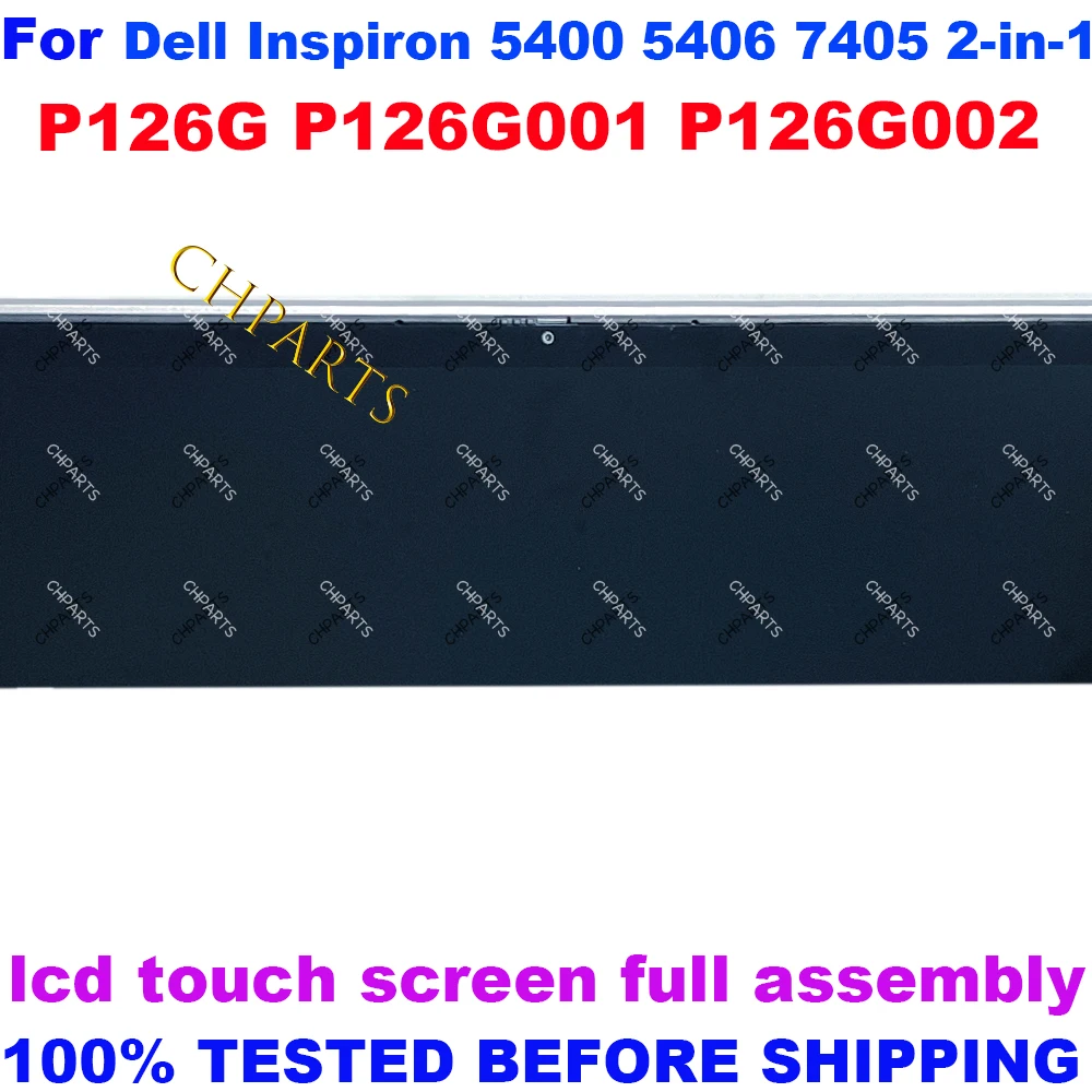 14 “para dell inspiron 5400 5406 7405 2-em-1 p126g p126g002 display lcd painel de substituição da tela de toque montagem completa