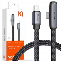 MCDODO USB-C CABLE ANGULAR FAST CHARGE USB TYPE C 3A 65 IN 2M BLACK