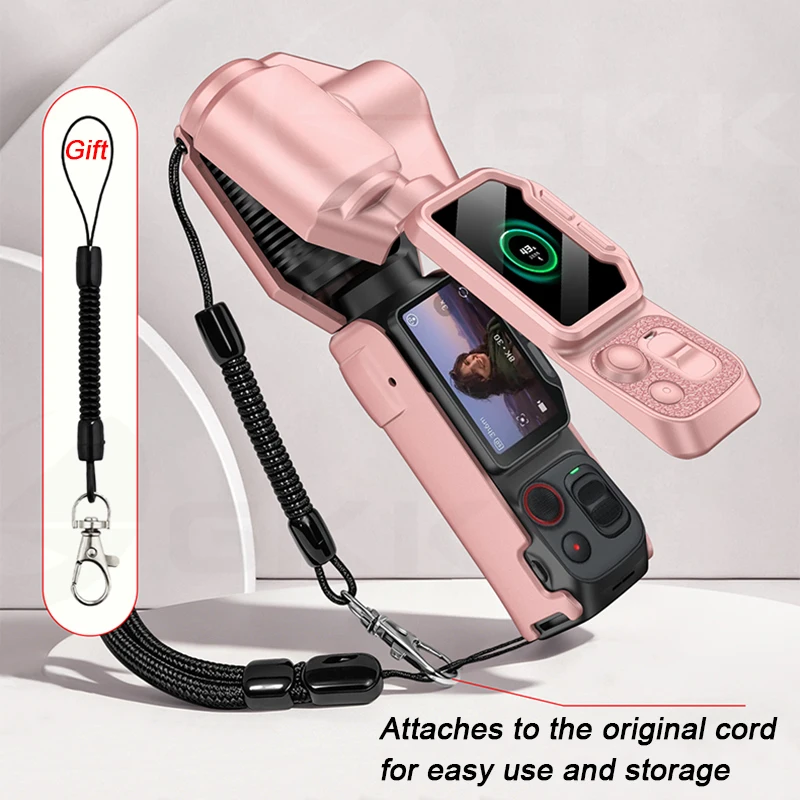 Magnetyczne etui ochronne na kamerę Insta360 Luna Ultra z małą szybą ochronną na ekran, plastikowa osłona na Insta Luna Ultra, futerał do przechowywania. — zdjęcie produktu 3