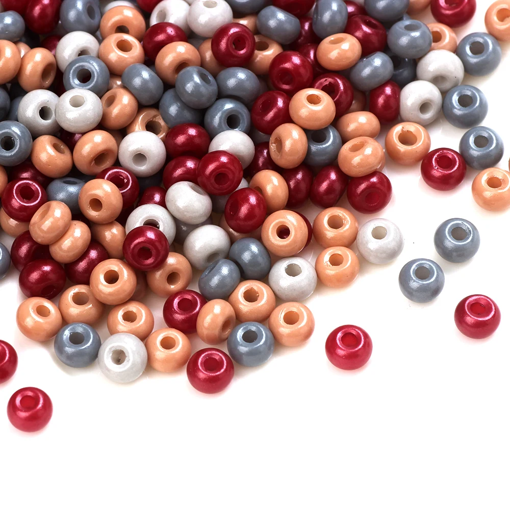 

15G/Bag 5MM Colorful high-quality glass beads DIY Handmade Bead Material Bracelet Necklace Jewelry Loose Bead Accessories