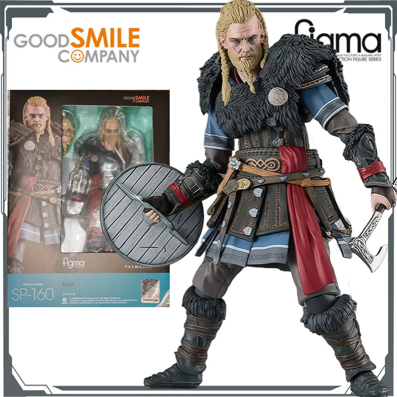 

GSC оригинальные Figma SP-160 Valhalla Eivor 160 мм аниме фигурки игрушки для мальчиков Рождественский подарок Коллекционная модель украшения