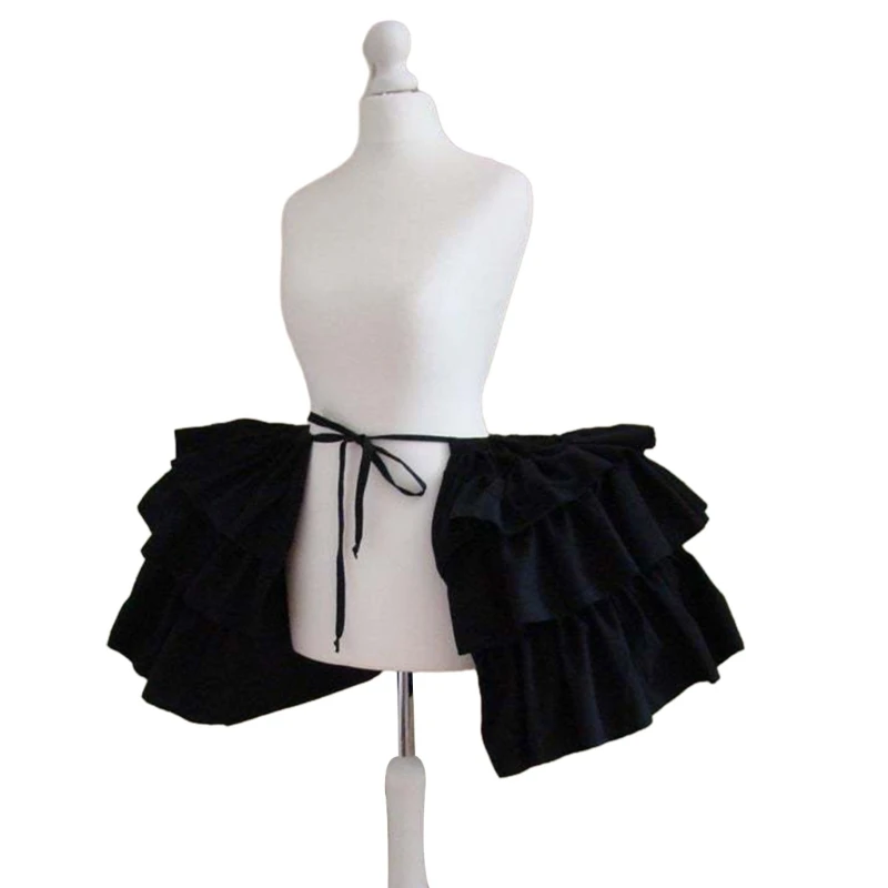 Bridal Petticoat Lovely Skirt Support Elastic Waist Half Skirt Adjustment Cosplay Daily Photography Skirt Supplies image 5