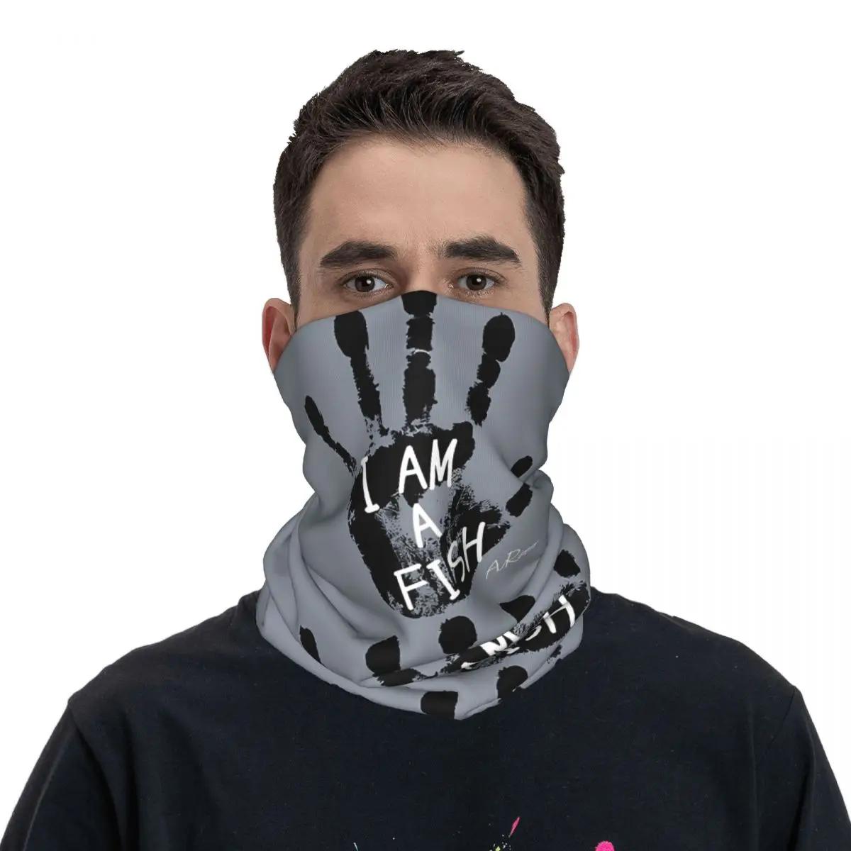 I Am A Fish - Red Dwarf Bandana Neck ghetta Motorcycle Club Smeg Face sciarpa ciclismo maschera per il viso escursionismo Unisex adulto inverno