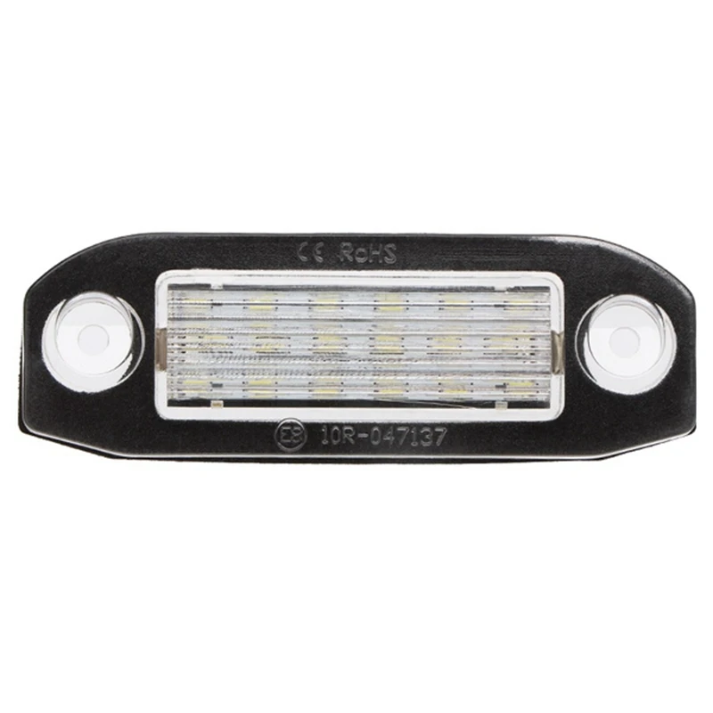 2PCS Car LED License Plate Light Super Bright Canbus For Volvo S80 XC90 S40 XC60 S60 C70 V50 XC70 V70 White