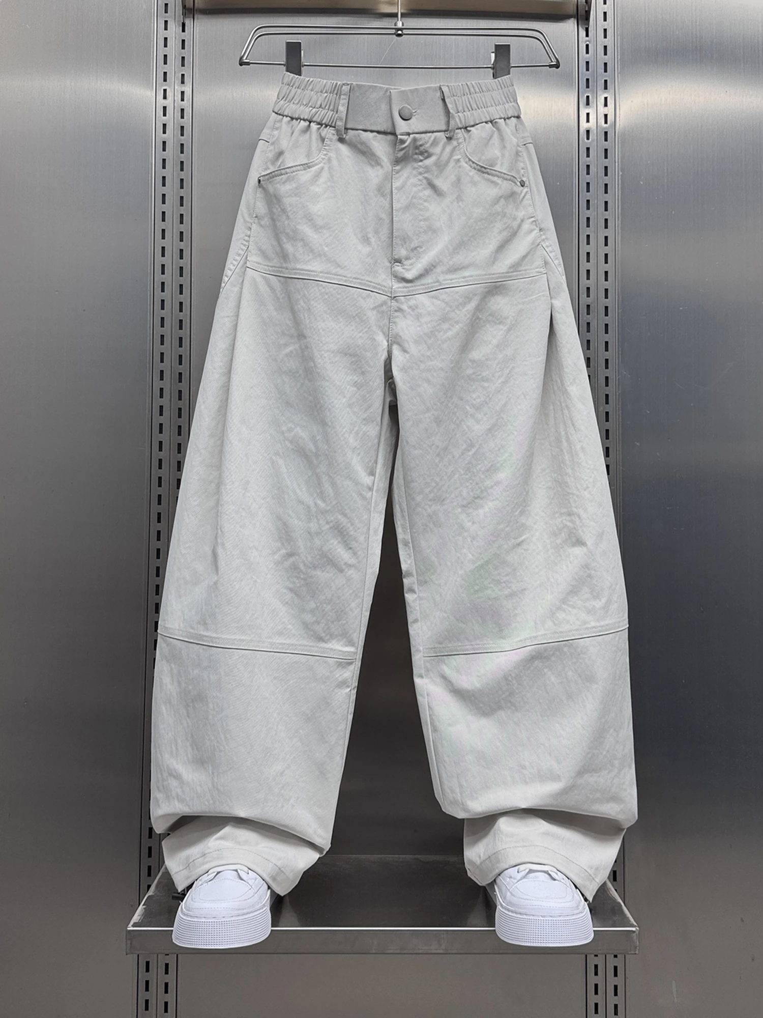 

Мужские повседневные брюки в стиле ретро, свободные прямые брюки в рабочем стиле, модные осенние новинки в американском стиле