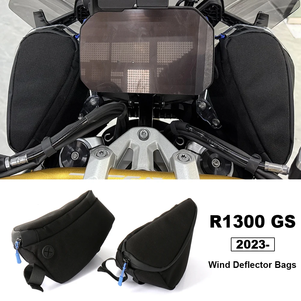 

For BMW R1300GS R1300 GS R 1300 GS 2023 2024 Motorcycle Fairing Wind Deflector Bags Side Windshield Bag Storage Package Set