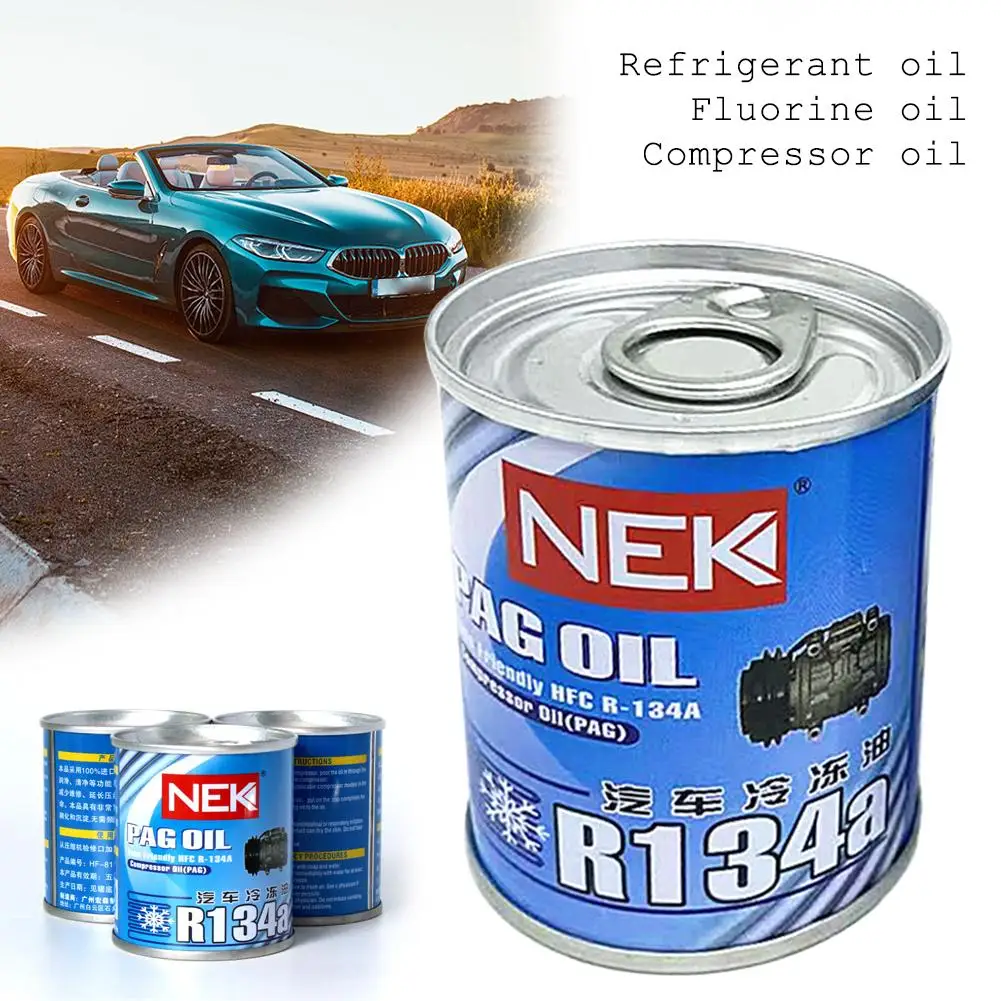 70ML Auto R134a Refrigerant Oil Compressor Oil Automotive A/C AC Air Conditioning System Refrigerant For Car Truck Bus Accessory