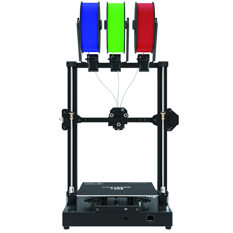 Geeetech Multi Color Mix  3D Printing 3 in 1 out triple extruder 3d color printer Large   three colors  