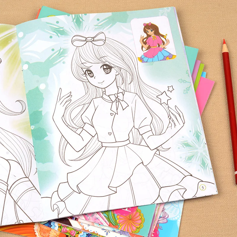 Perfect Princess Coloring Book for Children Aged 2-10 Learning To Draw Beginner Coloring and Graffiti Coloring Book