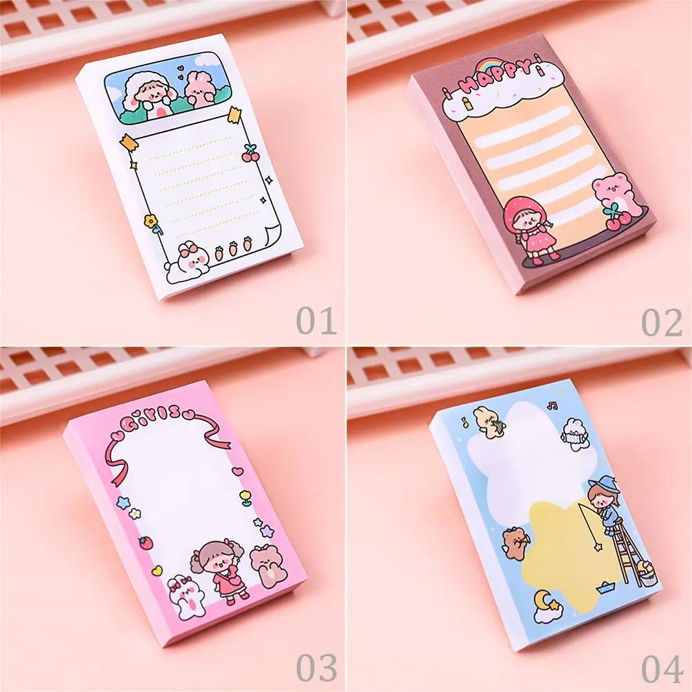 Niedliches Briefpapier zu tun Liste Sammelalbum Notizblock Papier dekorative Notiz papier Cartoon Mädchen Memo Pads Kawaii Nachricht Notizen