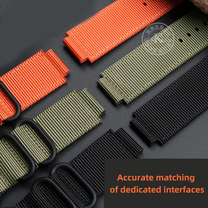 Woven Nylon Watch Strap For Casio G-shock Series Small Steel Cannon GM110 GA110 GM2100 GA900 Watch Band 16mm Waterproof Bracelet