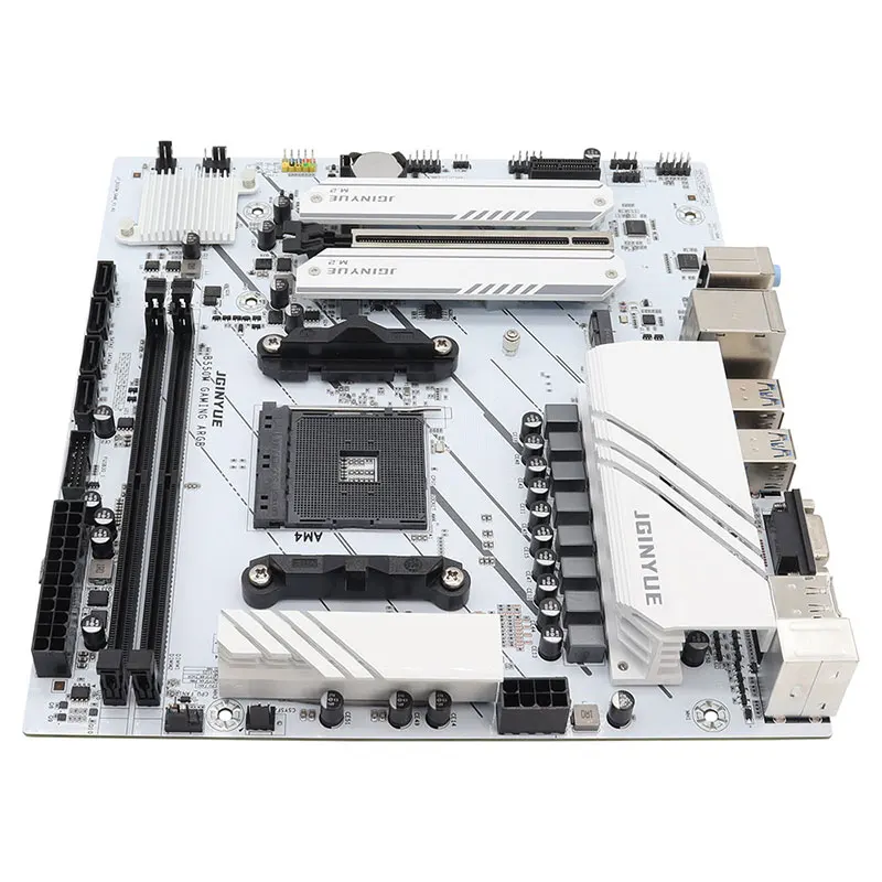 B550M Gaming ARGB Motherboard M-ATX, AMD AM4 4000 und 5000 Serie, 2xDDR4 Steckplätze 64G