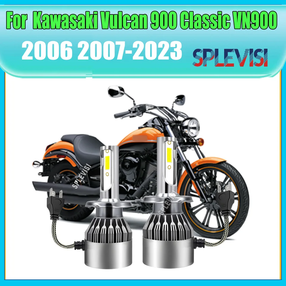

H4 9003 Driving Headlamp Bulb Illuminate Your Nights Driving - For Kawasaki Vulcan 900 Classic VN900 2006 2007 2008 2009 -2023