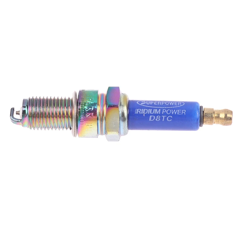 Blue Iridium Spark Plug D8TC For Vertical Engine CG Series 125cc 150cc 200cc 250cc Off-road Vehicle Motorcycle Electric Scooter