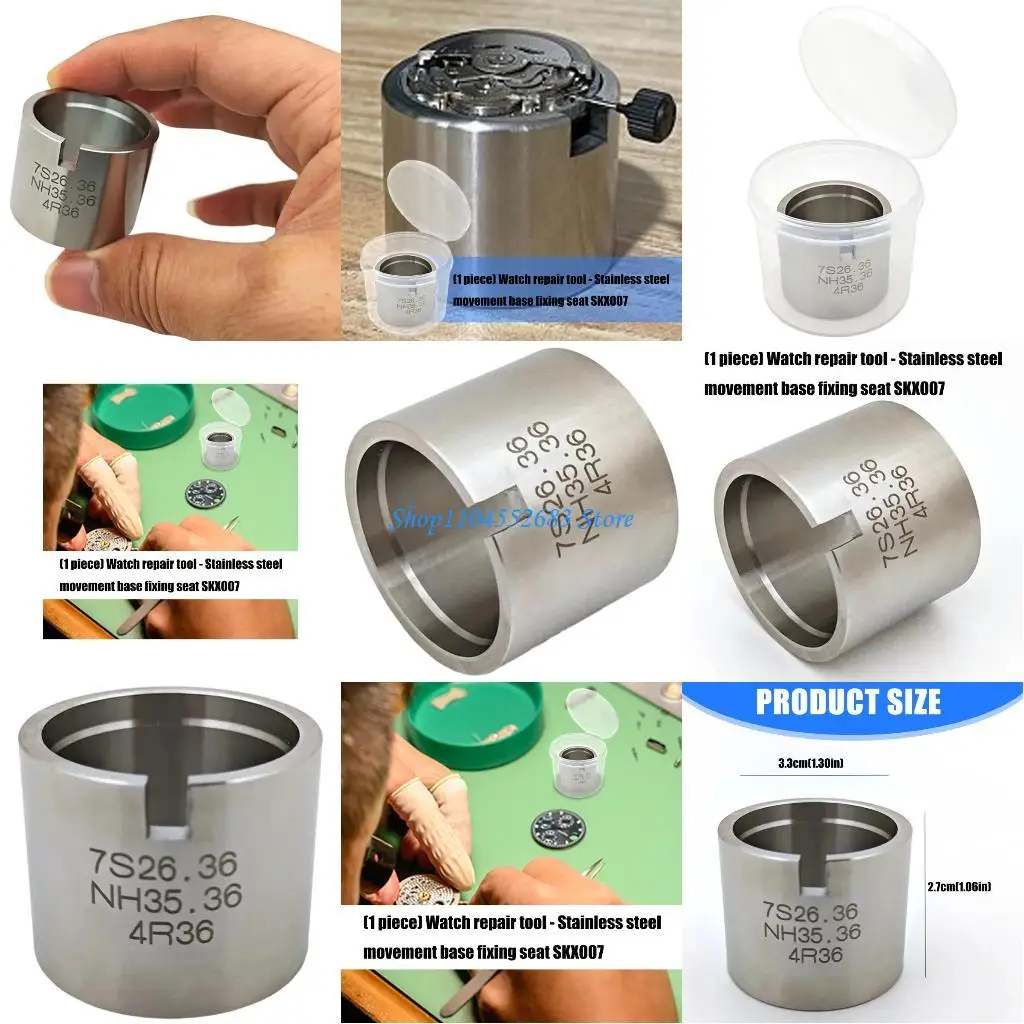 

Y6GD Corrosion Resistant Watch Repair Tool Fixed Jaw Design For NH36 7S26 4R Movements