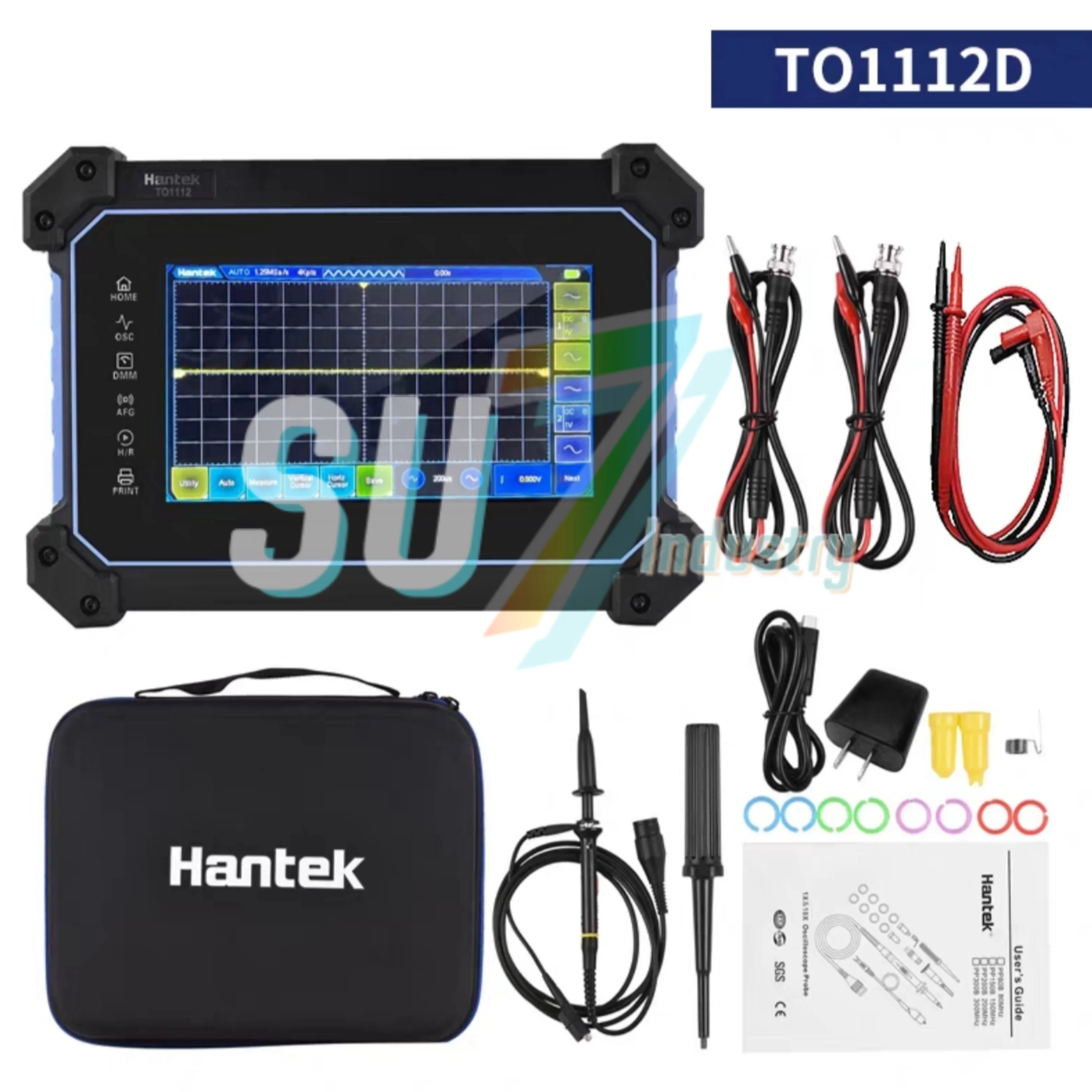 

Hantek TO1112D Portable touchscreen tablet digital oscilloscope New In Box