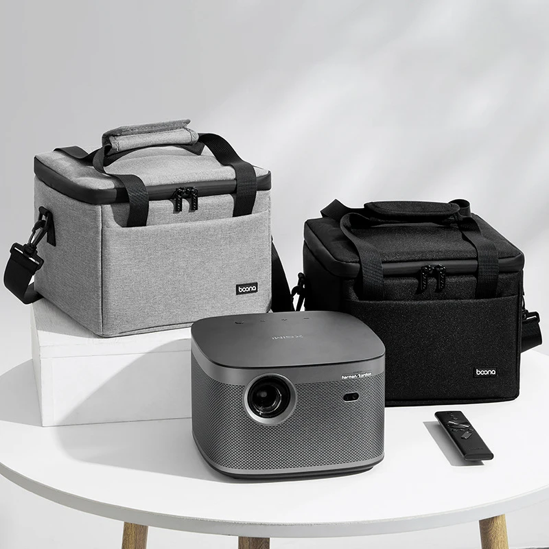 BOONA One Shoulder Oxford Projector Storage Bag For XGIMI H JMGO B Series Portable Projector Dustproof Organizer Bag