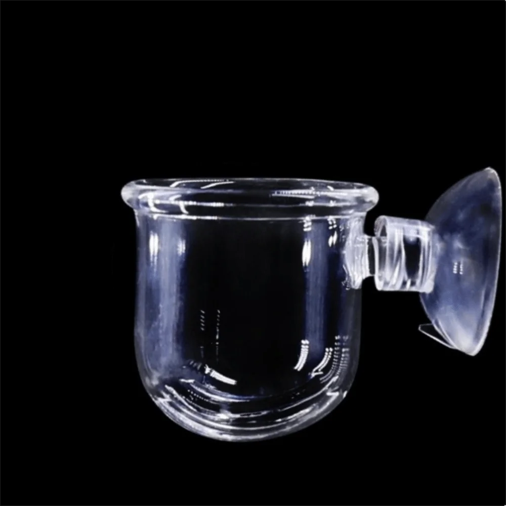 Transparent Aquarium Plant Cup Suction Cup Mount Open Top Aquascaping Cup Compact Aquatic Plant Holder Aquarium Aquascaping