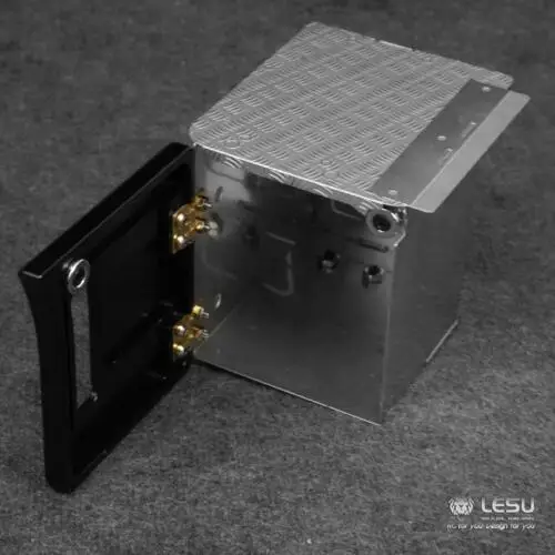 

LESU RC Metal Toolbox for 1/14 DIY Tractor Truck Dumper Car Tamiyaya Model Spare Parts RC Toys TH13444