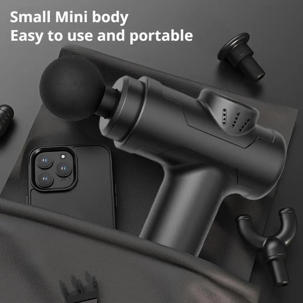 

Mini Massage Gun Fascia Machine Muscle Relaxation Vibrating Gun Rod Massage Fitness tool Muscle massager gun for you V8C7