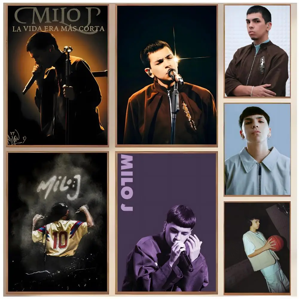 Latin Trend-Rapper M-Milo J Poster  Classic Home Interior Design & Modern Wall Decor Art Collection