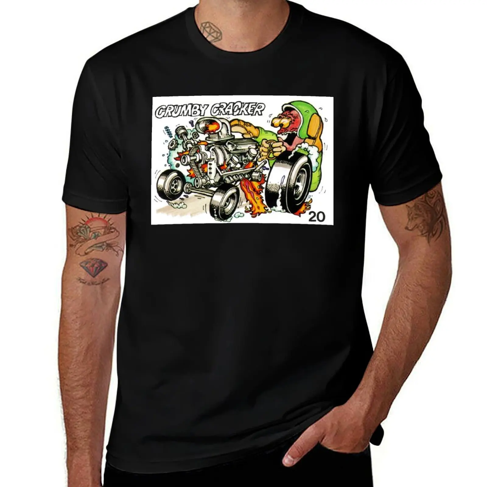 Crumby Cracker #20 Mad Hot Rods, Allen's & Regina, New Zealand T-Shirt Basic Comfort Fit T-Shirt for Men