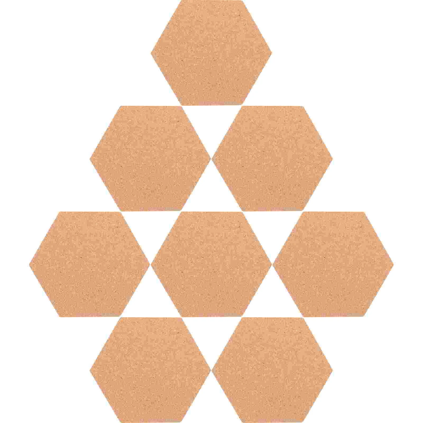 Bulletin Board Hexagonal Corkboard Office for Poster Pins Announcement Message Boards