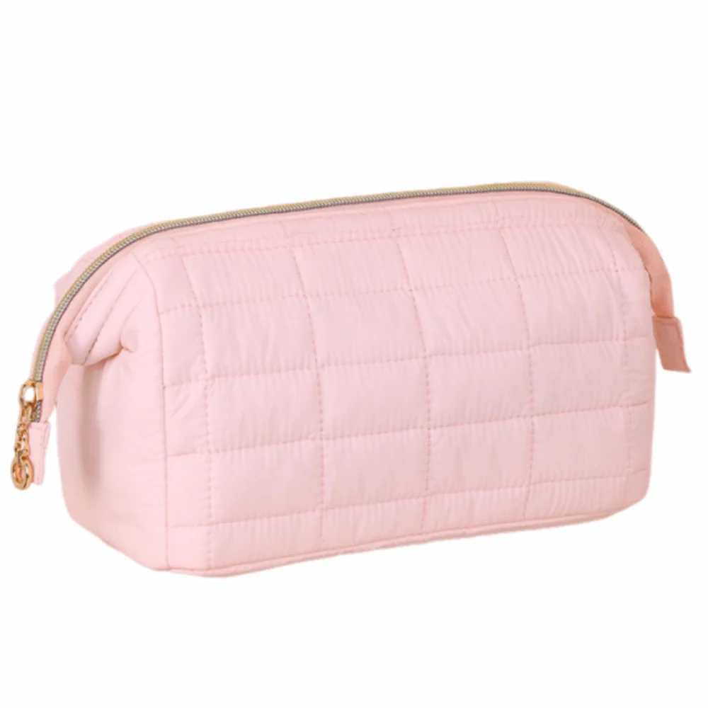 

Large Capacity Cosmetic Storage Bag Multi-Functional Solid Color Travel Toiletry Bag Portable Lightweight Women Makeup Bag Gym